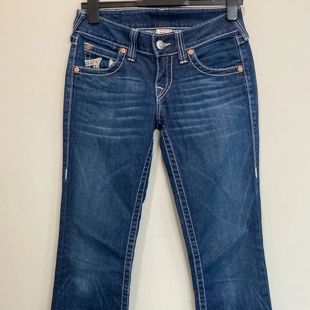 TRUE Religion Low Rise, Slim Straight Jean 27 - Picture 11 of 13